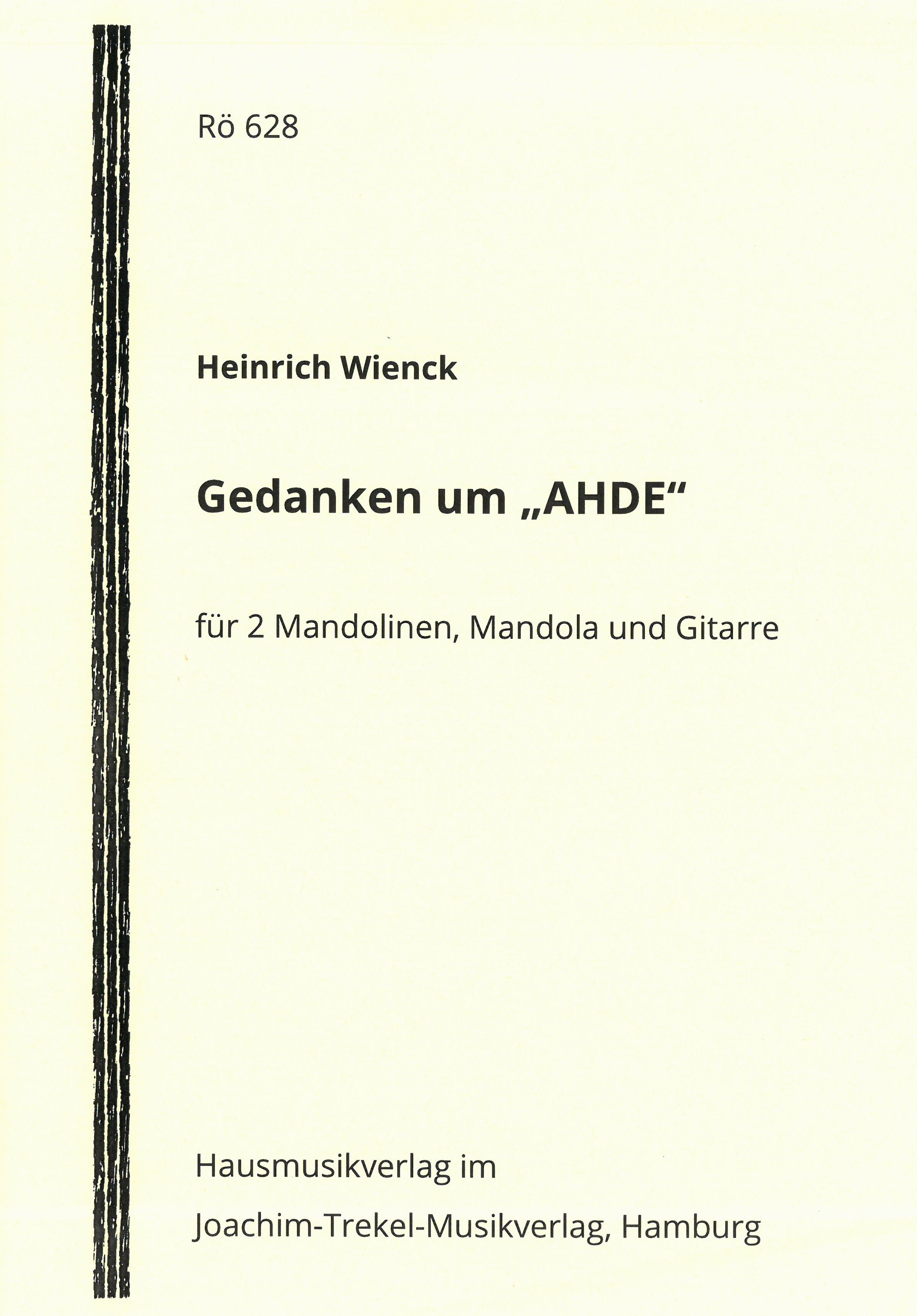 Gedanken um 'AHDE'