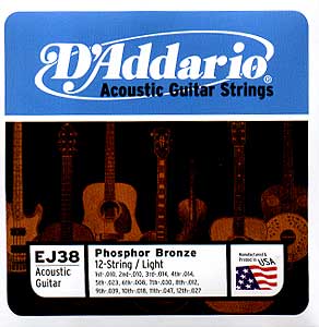 D'Addario EJ38 12string